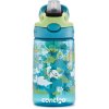 Contigo Kids Easy Clean Trinkflasche mit Strohhalm 420 ml, Grne Dinosaurier