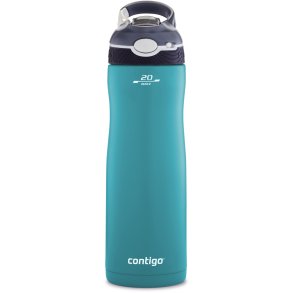 Contigo Ashland Chill Drikkeflaske m. Sugerør 590 ml, Petrol