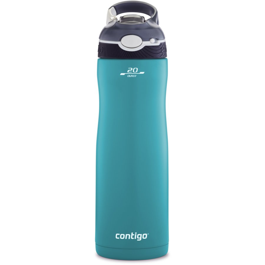 Contigo Ashland Chill Trinkflasche mit Strohhalm 590 ml, Petrol