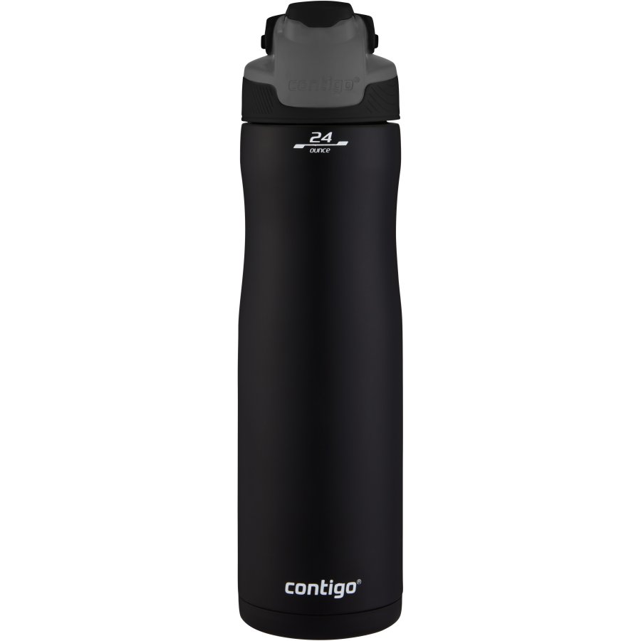 Contigo Ashland Chill Trinkflasche 720 ml, Schwarz matt