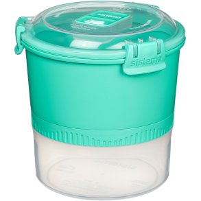 Sistema To Go Lunch Stack Madkasse 965 ml, Minty Teal