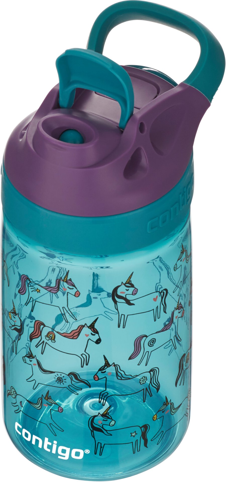 Contigo Kids Gizmo Trinkflasche 420 ml, Einhrner