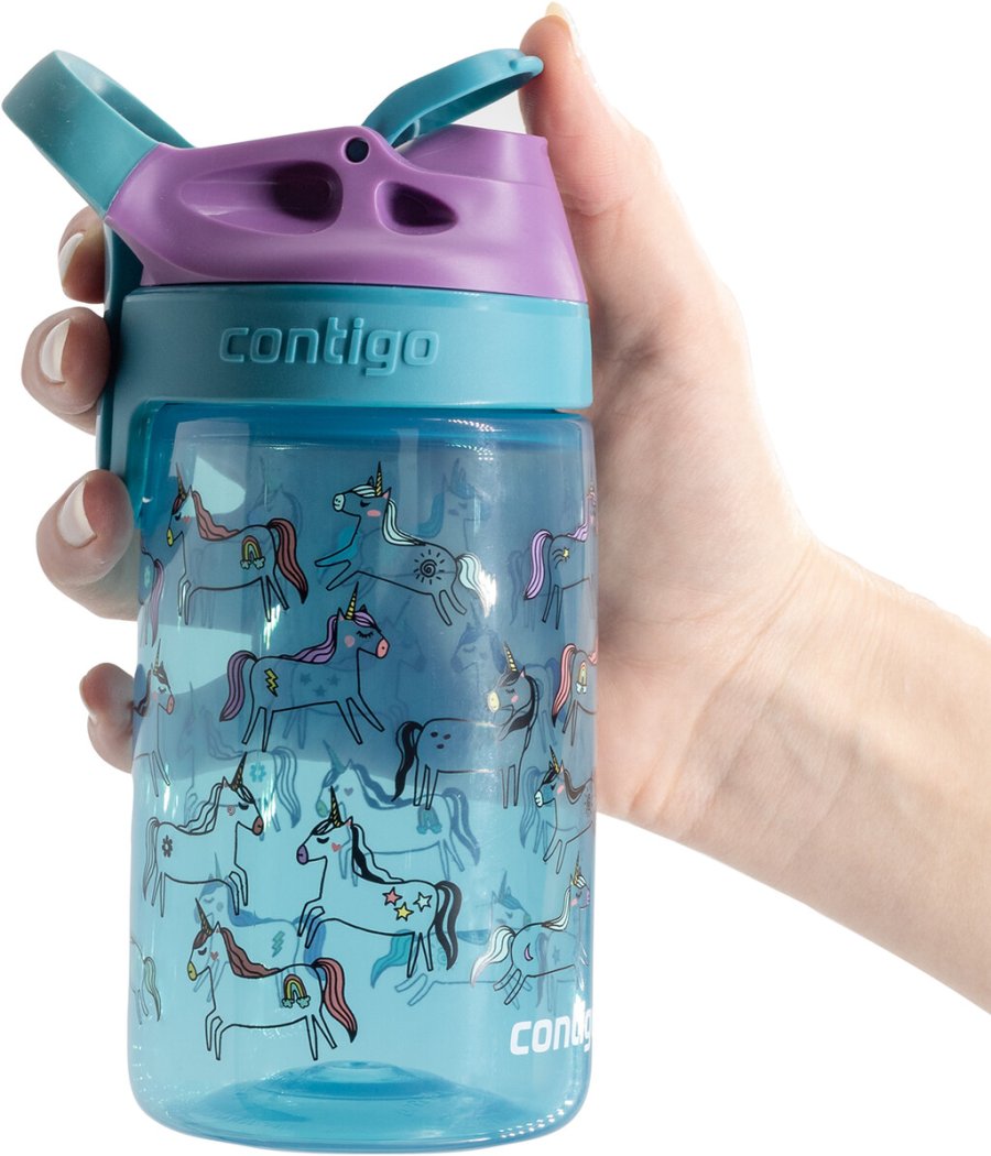 Contigo Kids Gizmo Trinkflasche 420 ml, Einhrner