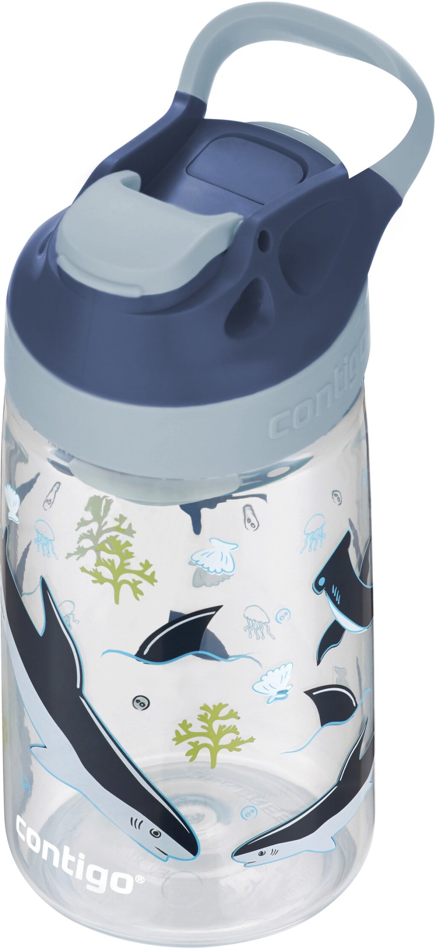 Contigo Kids Gizmo Trinkflasche 420 ml, Haie