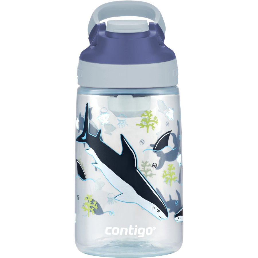 Contigo Kids Gizmo Trinkflasche 420 ml, Haie