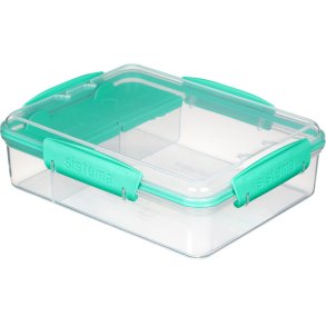 Sistema To Go Snack Attack Duo Madkasse 975 ml, Minty Teal
