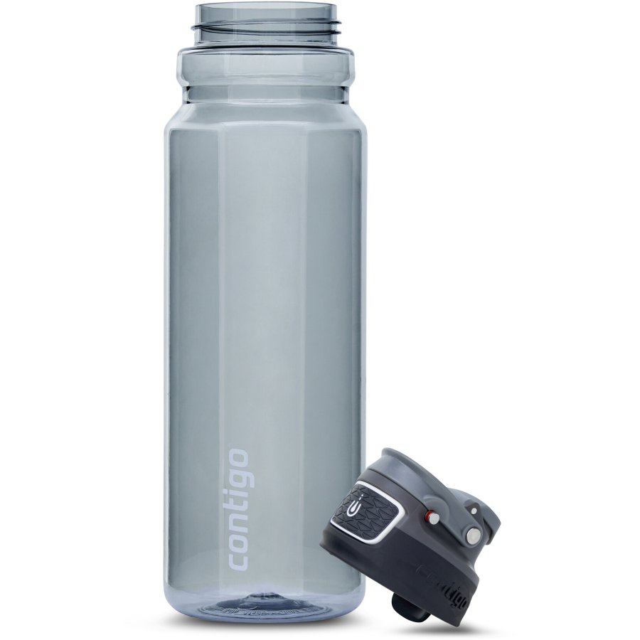 Contigo Free Flow Trinkflasche 1 L, Dunkelgrau