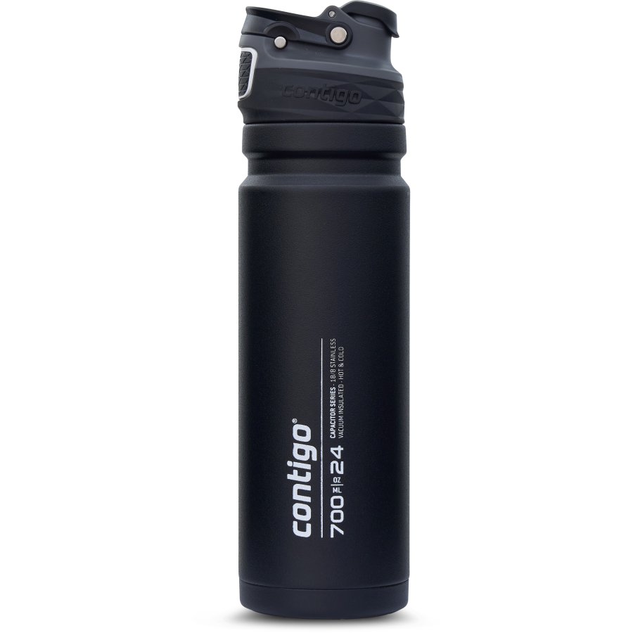 Contigo Free Flow Trinkflasche 700 ml, Schwarz