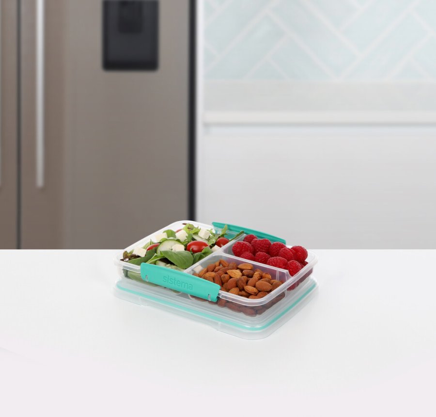 Sistema To Go Multi Split Lunchbox 820 ml, Minty Teal