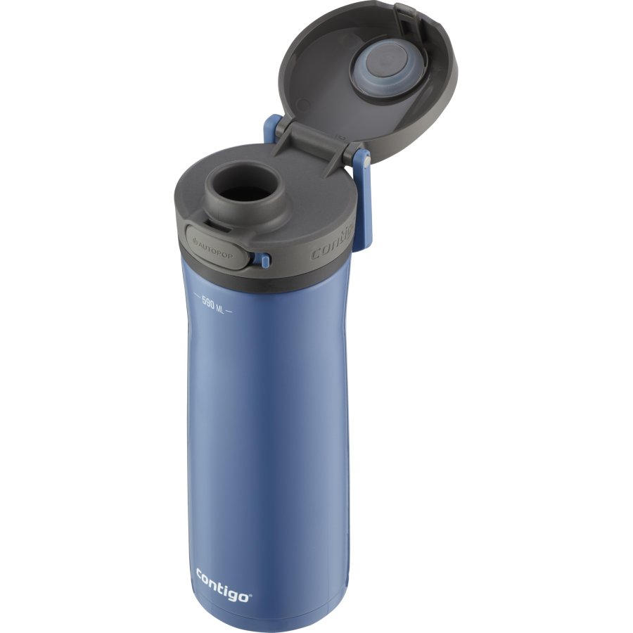 Contigo Jackson Chill Trinkflasche 590 ml, Metall blau