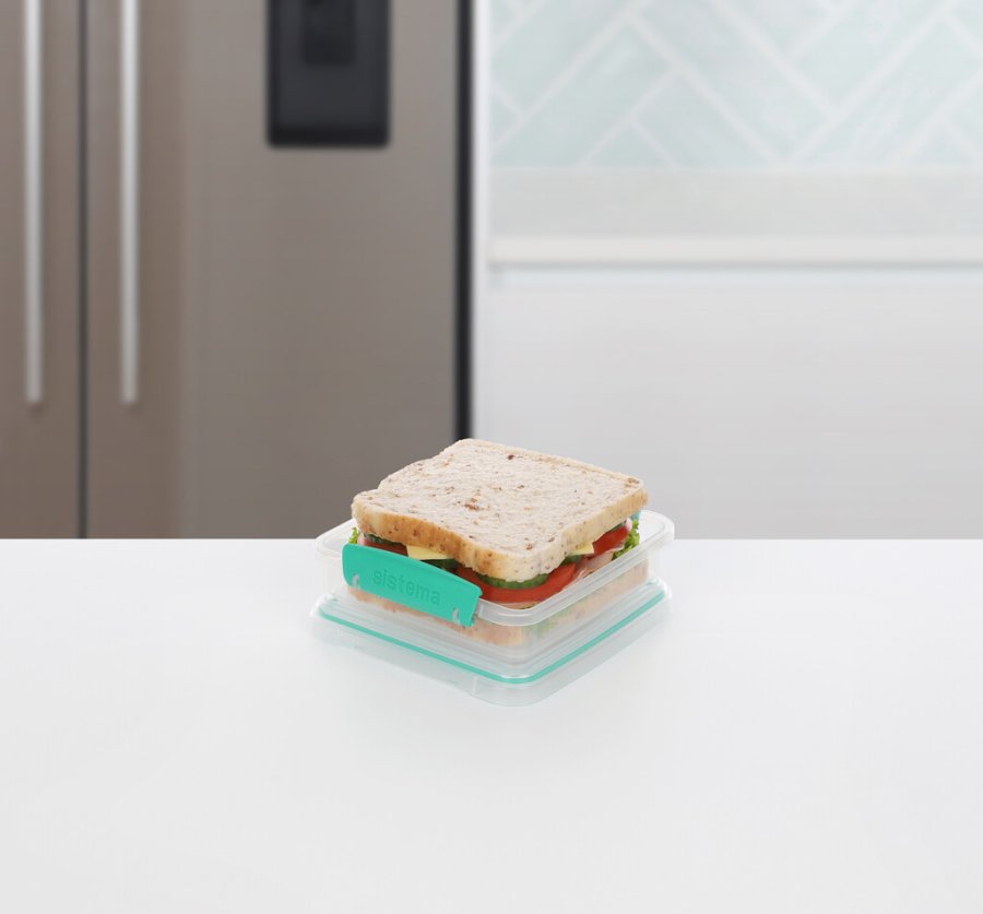 Sistema To Go Sandwich-Box 450 ml, Minty Teal