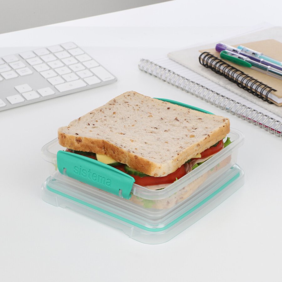 Sistema To Go Sandwich-Box 450 ml, Minty Teal