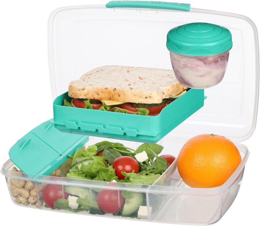 Sistema To Go Bento Lunchbox 1,76 L, Minty Teal