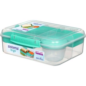 Sistema To Go Bento Lunchbox 1,65 L, Minty Teal