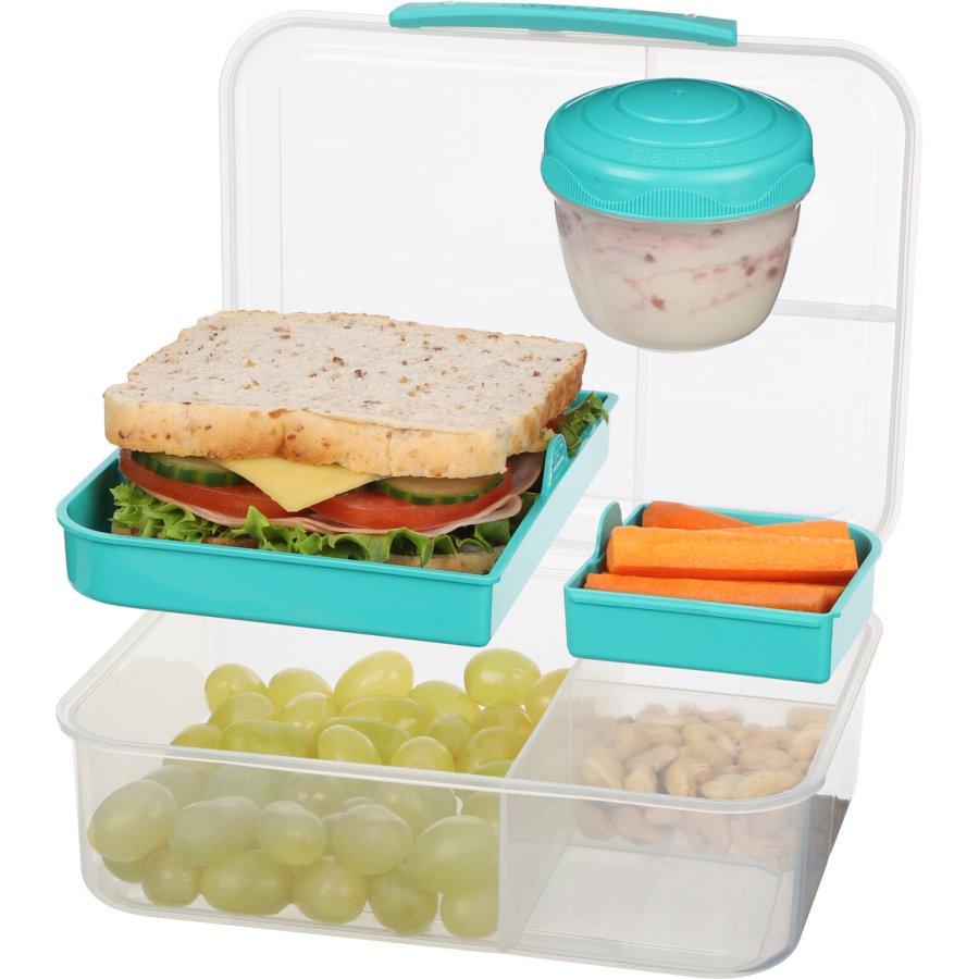 Sistema To Go Bento Lunchbox 1,65 L, Minty Teal