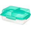 Sistema To Go Aufgeteilter Flip-Lunchbox 1,8 L, Minty Teal