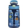 Contigo Kids Easy Clean Trinkflasche mit Strohhalm 420 ml, Blueberry Cosmos