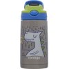 Contigo Kids Easy Clean Chill Trinkflasche mit Strohhalm 380 ml, Drachen