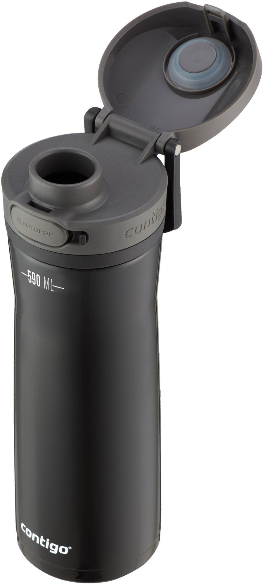 Contigo Jackson Chill Trinkflasche 590 ml, Schwarz