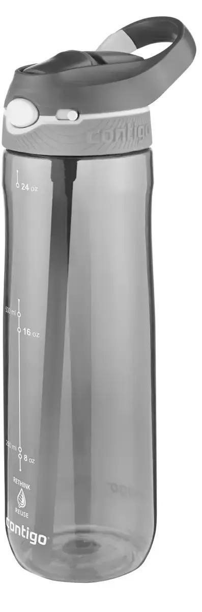 Contigo Ashland ReNew Trinkflasche mit Strohhalm 720 ml, Smoke