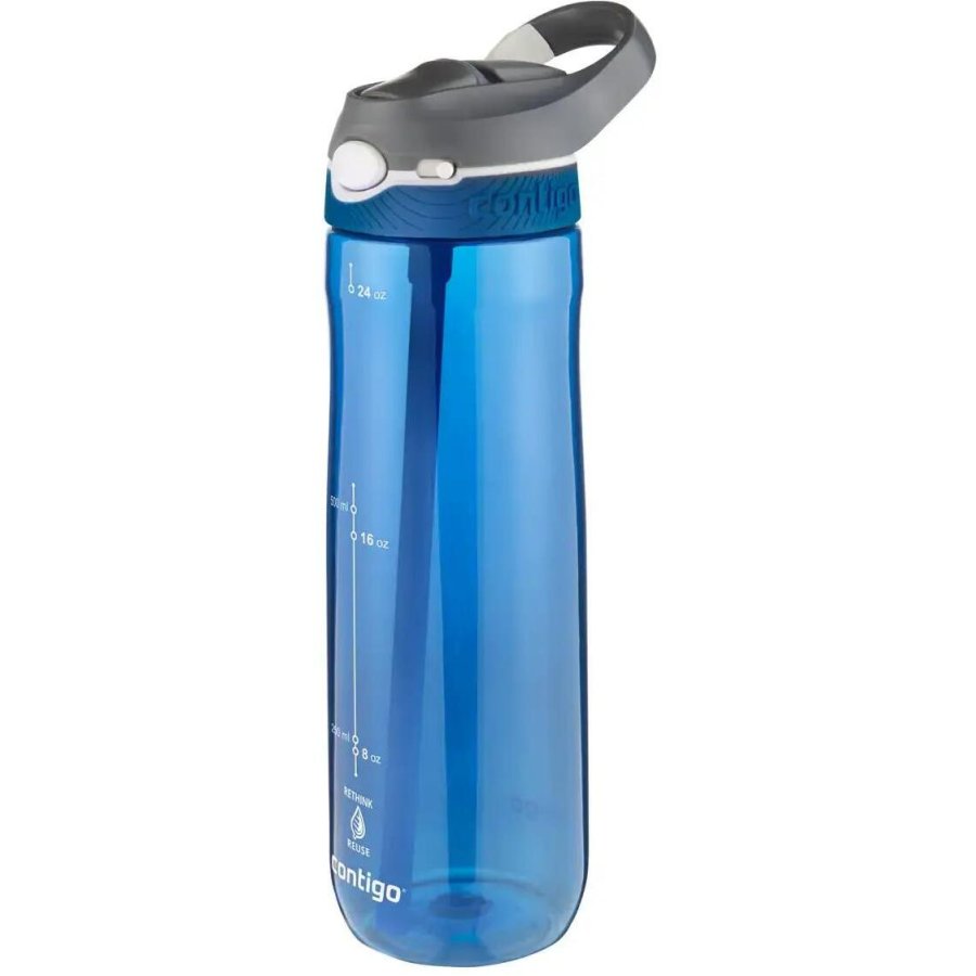 Contigo Ashland ReNew Trinkflasche mit Strohhalm 720 ml, Monaco