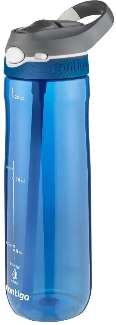 Contigo Ashland ReNew Trinkflasche mit Strohhalm 720 ml, Monaco