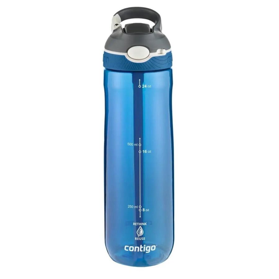 Contigo Ashland ReNew Trinkflasche mit Strohhalm 720 ml, Monaco