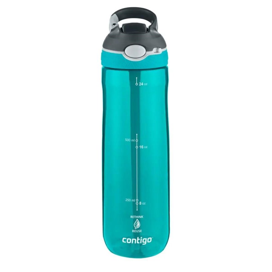 Contigo Ashland ReNew Trinkflasche mit Strohhalm 720 ml, Scuba