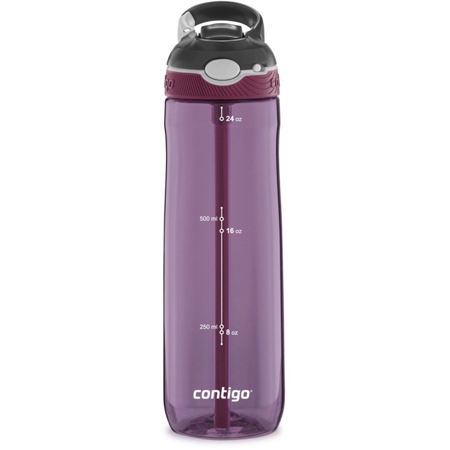 Contigo Ashland ReNew Trinkflasche mit Strohhalm 720 ml, Passionfruit