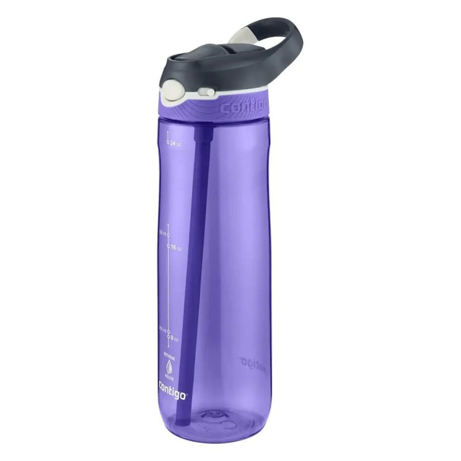 Contigo Ashland ReNew Trinkflasche mit Strohhalm 720 ml, Grapevine