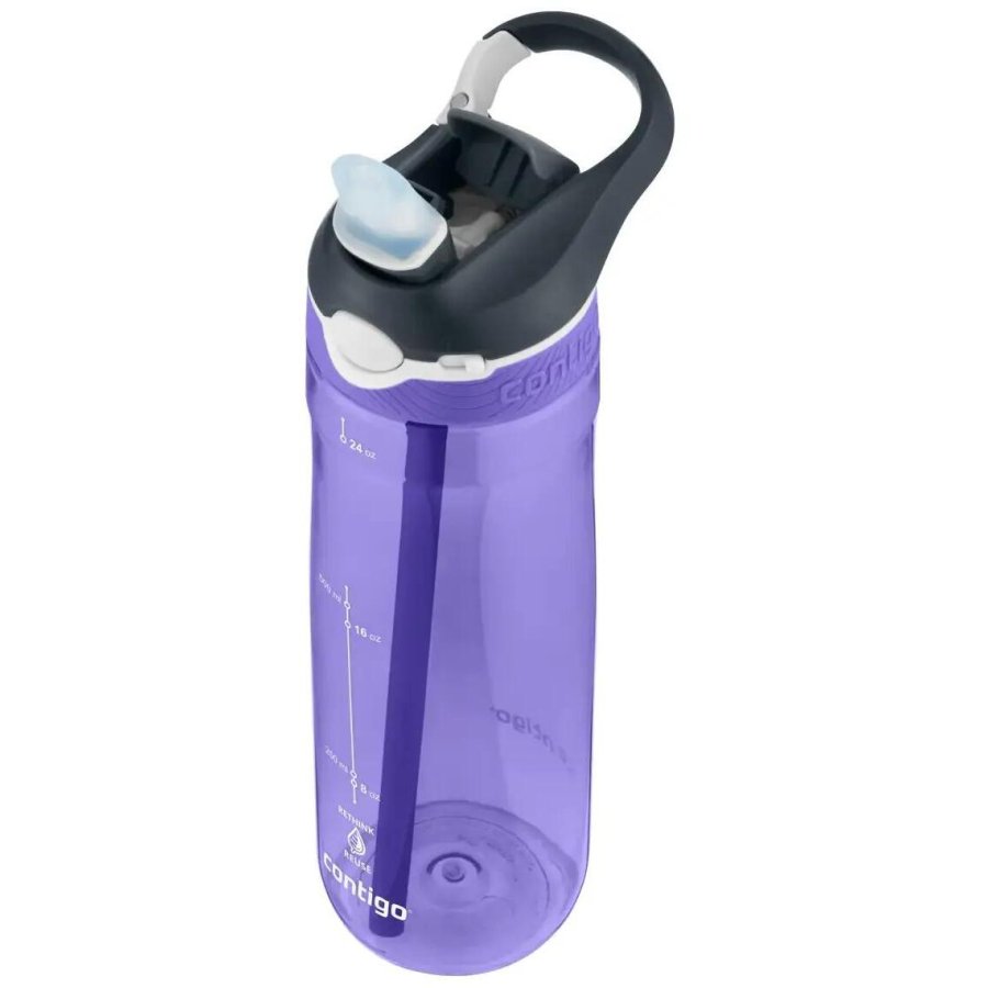 Contigo Ashland ReNew Trinkflasche mit Strohhalm 720 ml, Grapevine