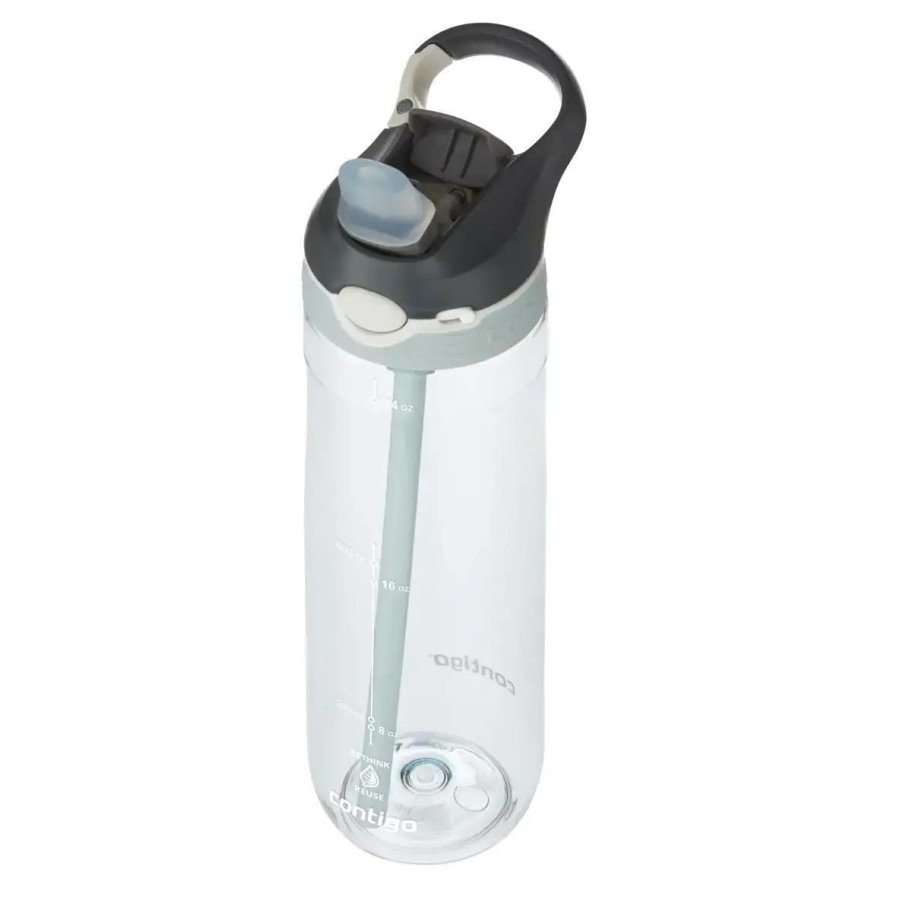 Contigo Ashland ReNew Trinkflasche mit Strohhalm 720 ml, Macaroon