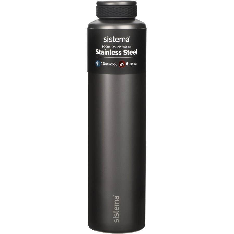 Sistema Hydration Thermosflasche 600 ml, Dunkelgrau