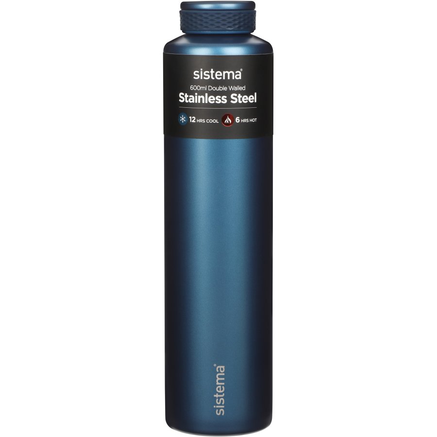 Sistema Hydration Thermosflasche 600 ml, Stahlblau