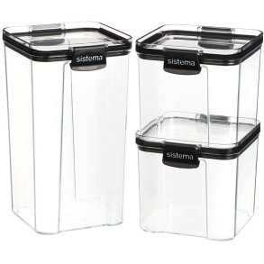 Sistema Ultra Sampak 3 stk, Sort
