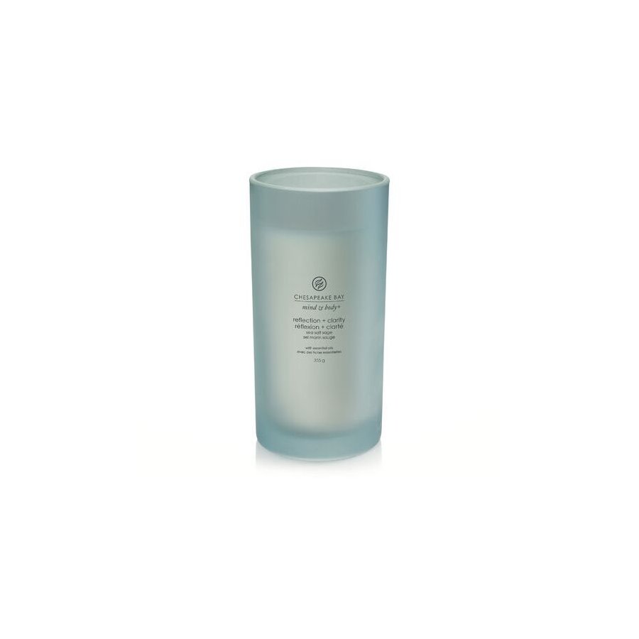 Chesapeake Bay Mind & Body Duftlys m. Trlg 16,3 cm, Sea Salt Sage