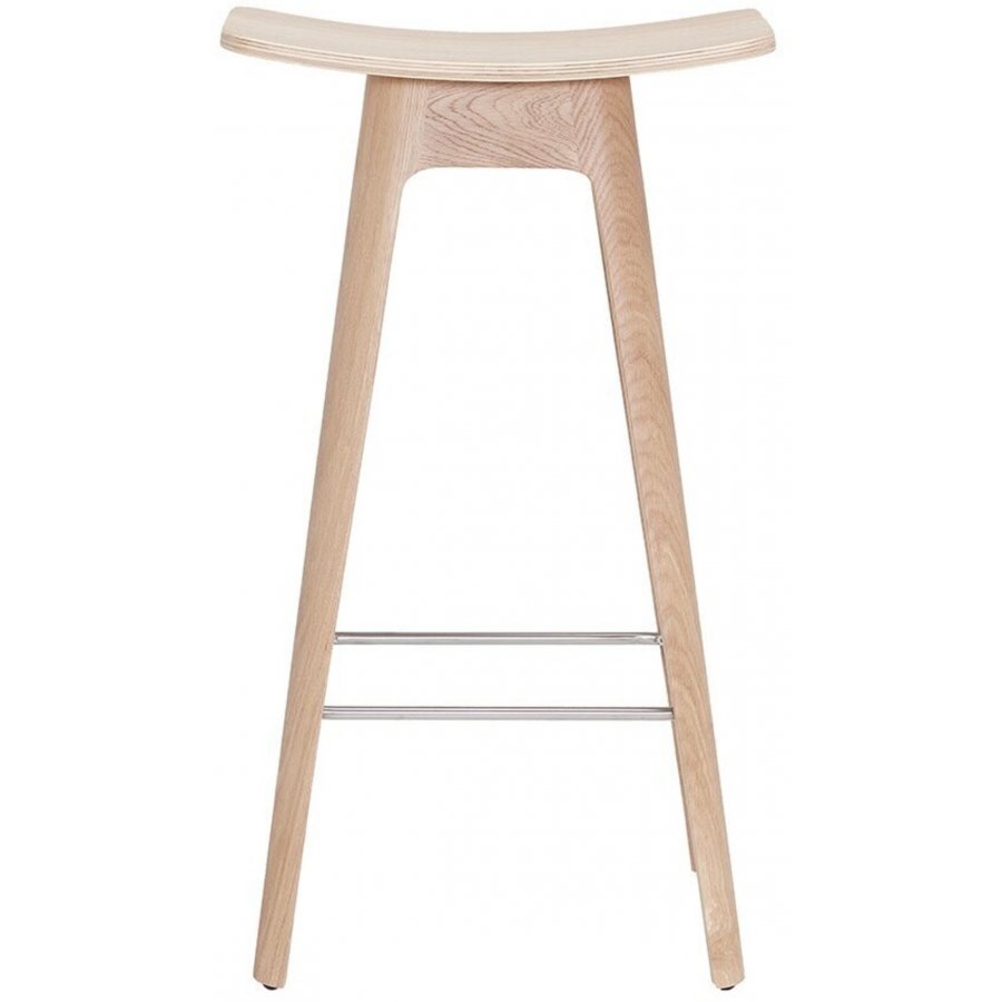 Andersen Furniture HC1 Barstol H80 cm, Hvidpigmenteret Eg