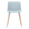 Andersen Furniture Stol TAC Mat lys bl plast sde, Eg sbe ben