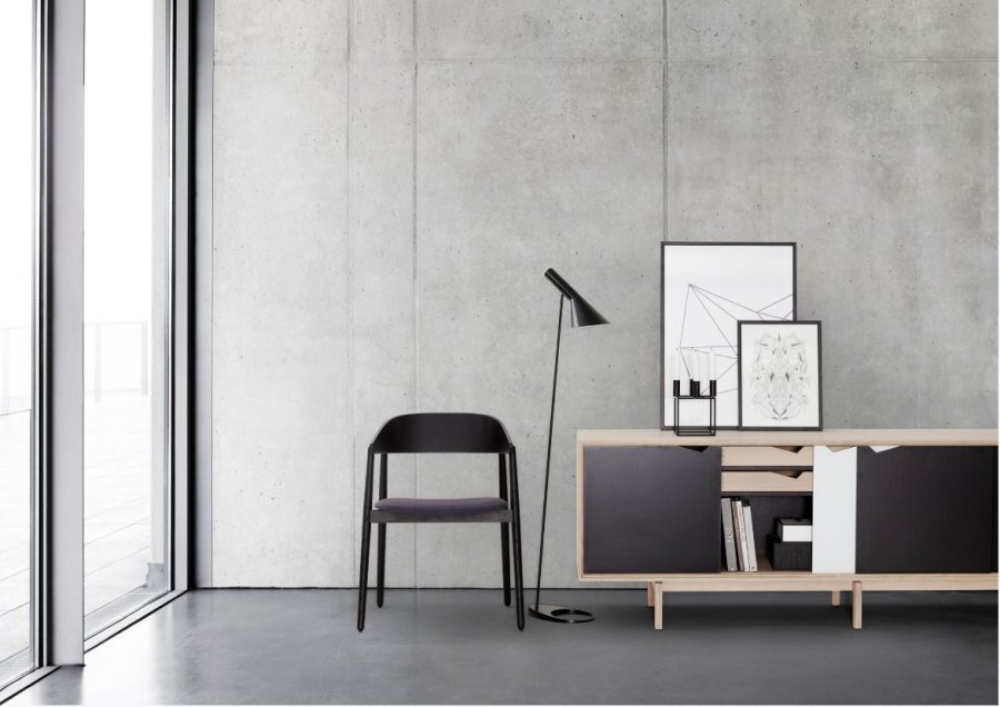 Andersen Furniture AC2 armstol, Eg sort