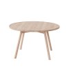 Andersen Furniture C2 sofabord 80cm, Eg hvid mat lak