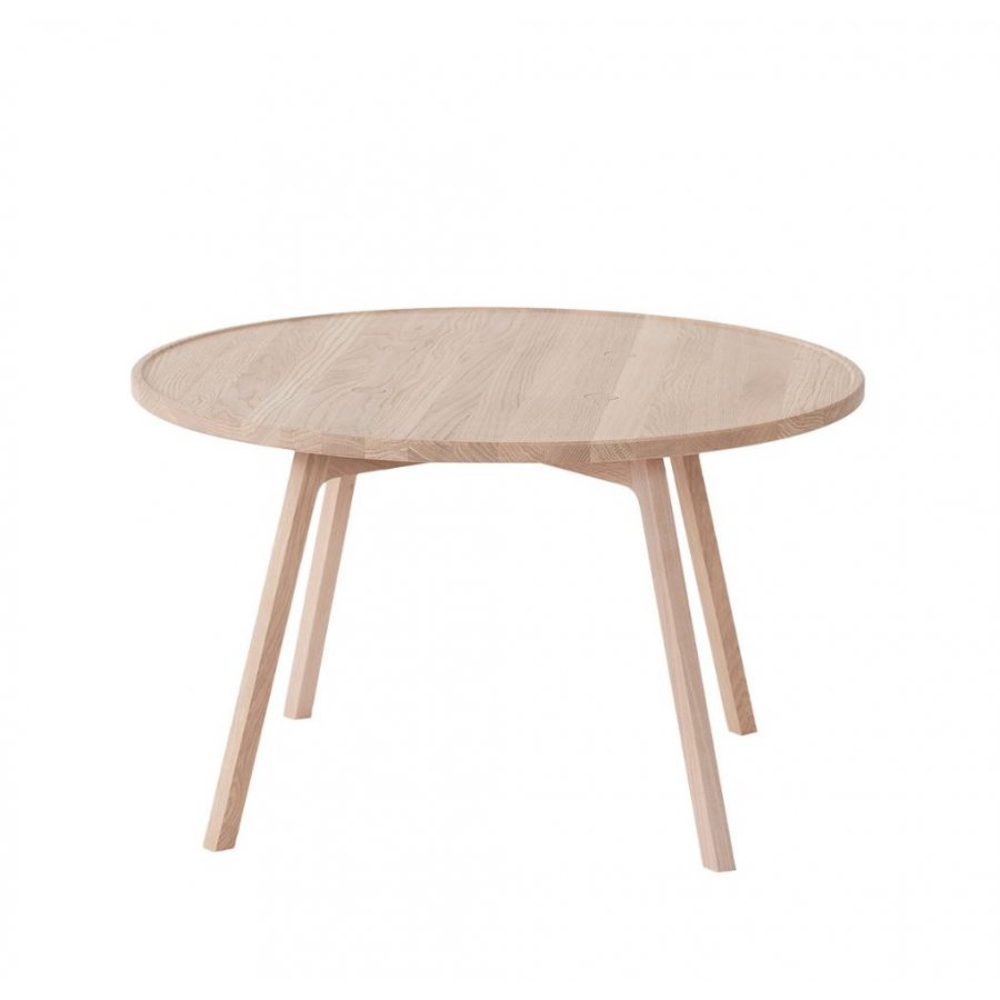 Andersen Furniture C2 sofabord 80cm, Eg hvid mat lak
