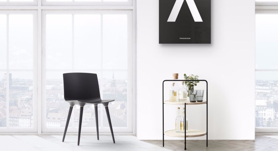 Andersen Furniture Bakkebord Tray table 46 cm, Ask