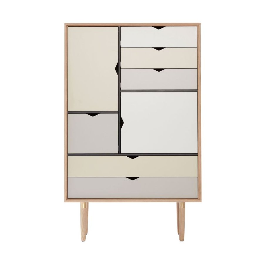 Andersen Furniture S5 skab Farvede fronter, Eg sbe krop