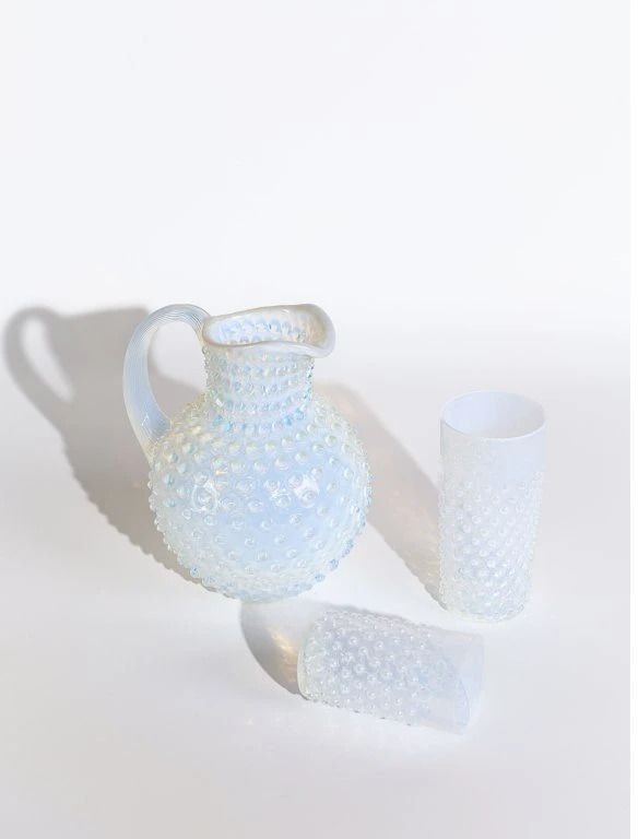 Anna von Lipa Paris Hobnail Kanne 2 L, Creamy White