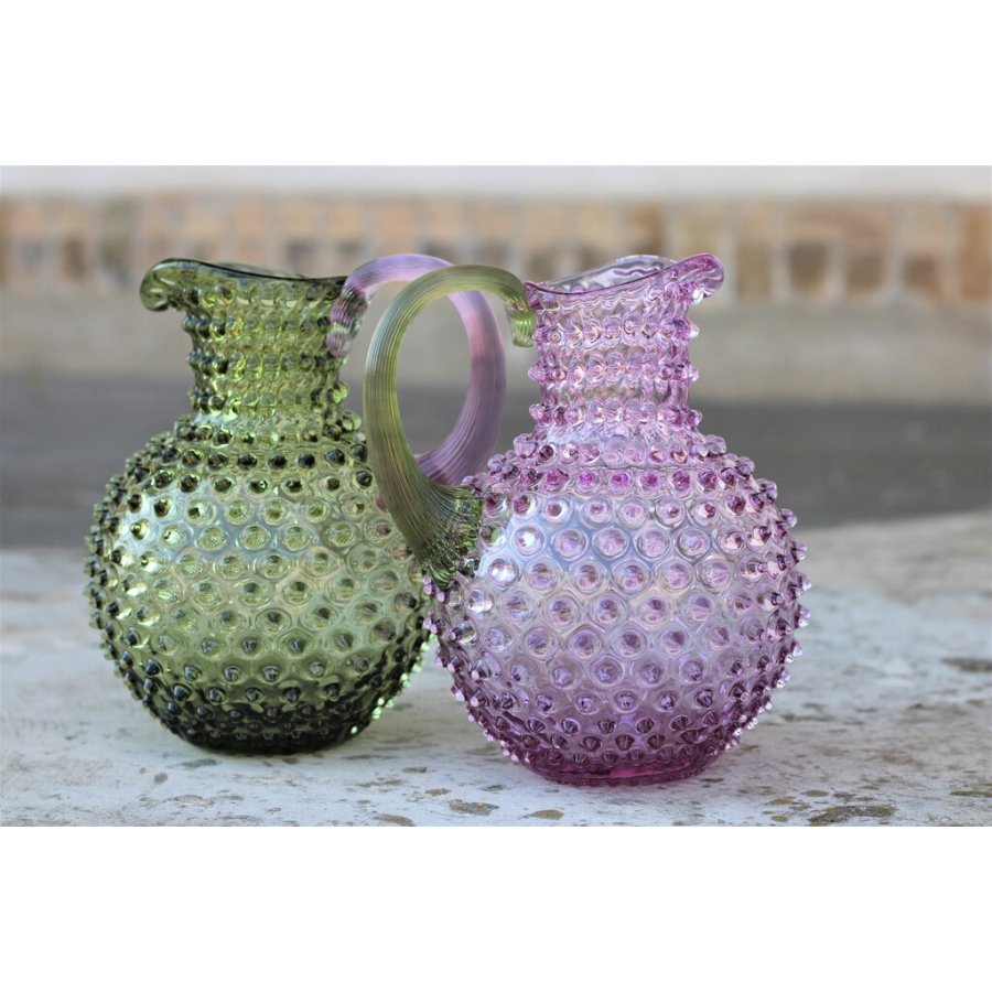 Anna von Lipa Paris Hobnail Kanne 2 L, Lila/Olive Green