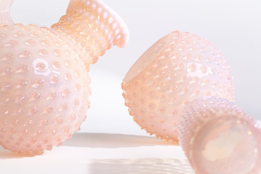 Anna von Lipa Paris Hobnail Kanne 2 L, Soft Rosa