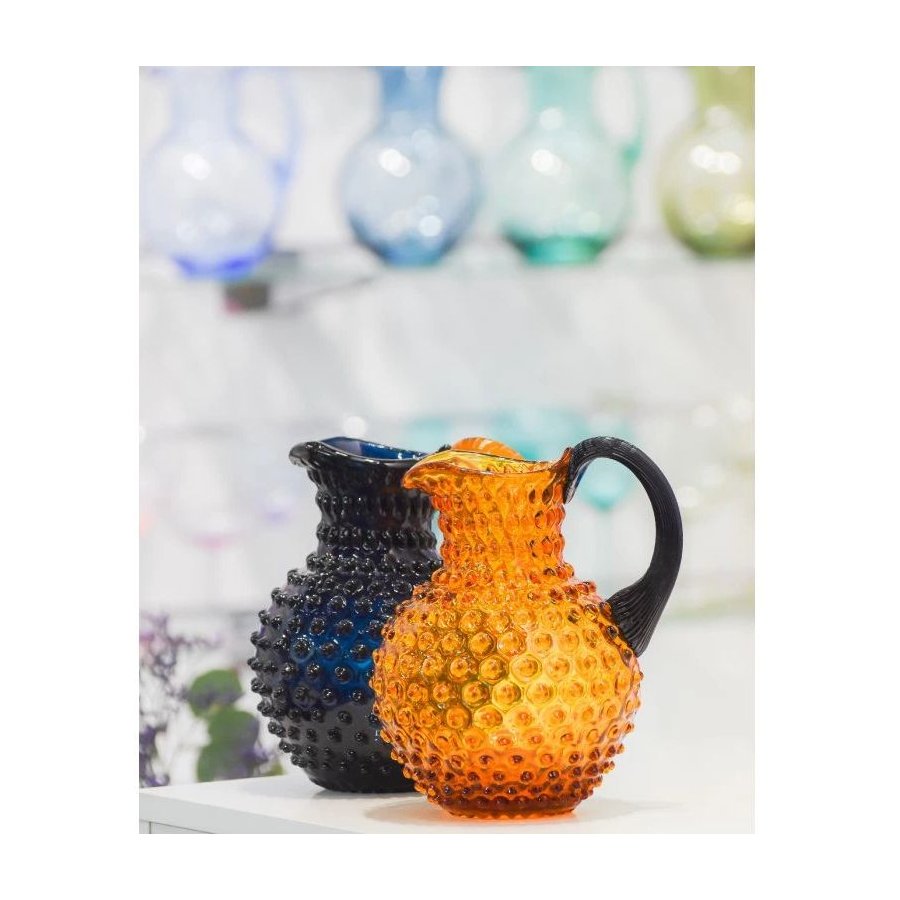 Anna von Lipa Paris Hobnail Kanne 2 L, Dark Blue smoke/Amber