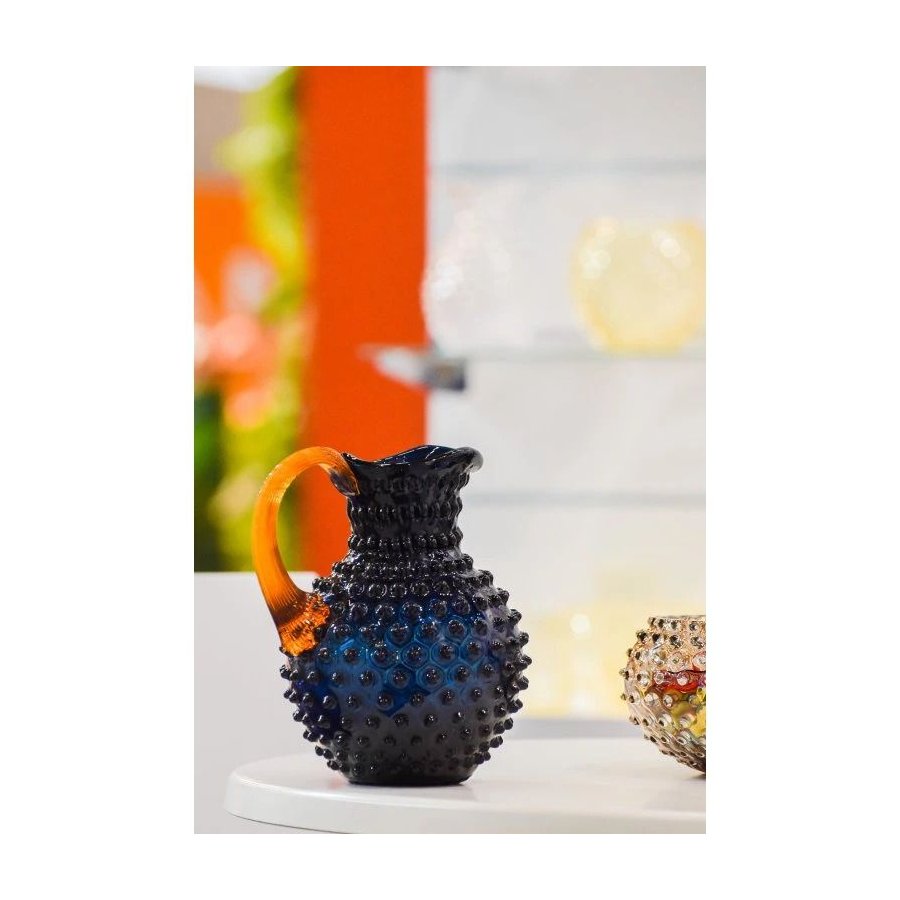 Anna von Lipa Paris Hobnail Kanne 2 L, Dark Blue smoke/Amber