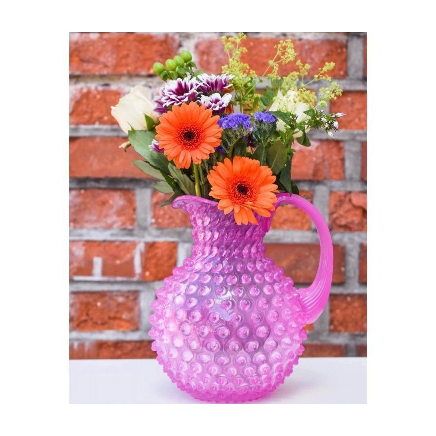 Anna von Lipa Alice's Paris Hobnail Kanne 2 L, Neon Pink