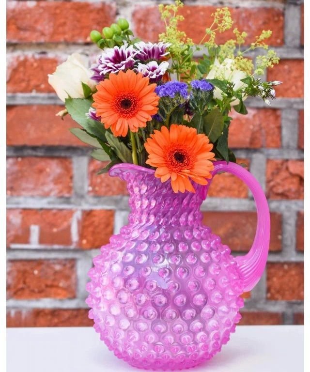 Anna von Lipa Alice's Paris Hobnail Kanne 2 L, Neon Pink